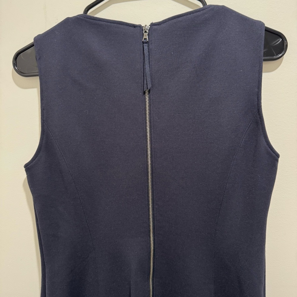 SPANX Navy Sleeveless Fit & Flare Midi Dress Size M - Picture 9 of 11